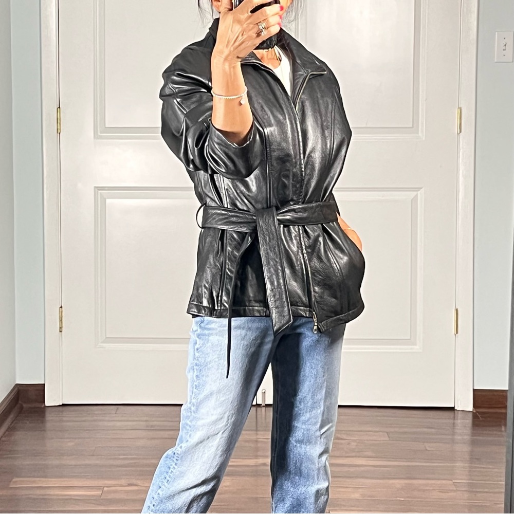 Wilsons 100% genuine leather zip up jacket detachable thinsulate  jacket… - Picture 2 of 16